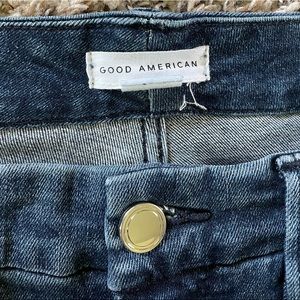 Good America Raw Hem Skinny Jeans